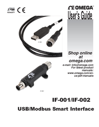 Thumbnail of document Manual - IF-002 Omega link Smart Probe to Modbus RTU RS-485 serial Interface